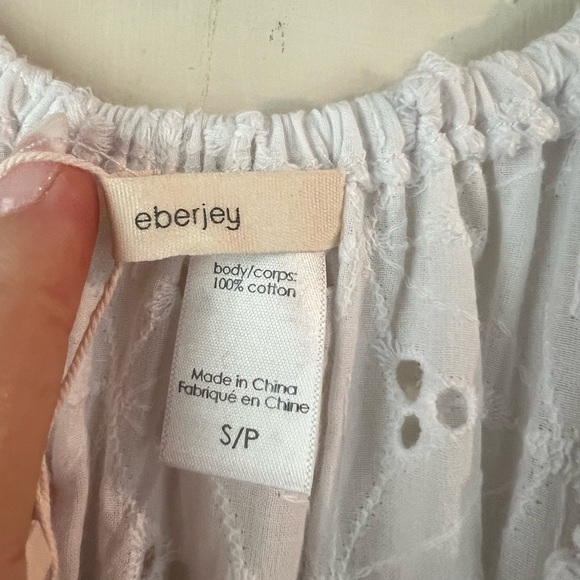 NWT Eberjey Sardinia Mini Dress Eyelet S - Picture 10 of 13